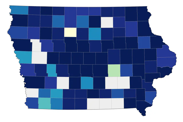 Mourning Warbler county map