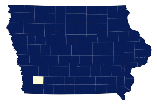 Northern Flicker county map