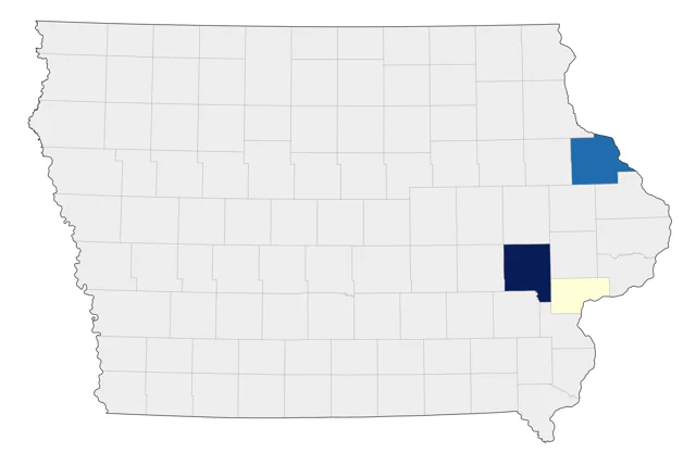 Passenger Pigeon county map