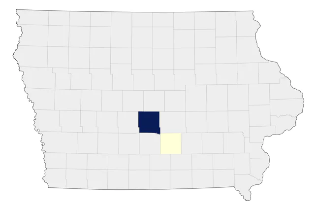 Pomarine Jaeger county map
