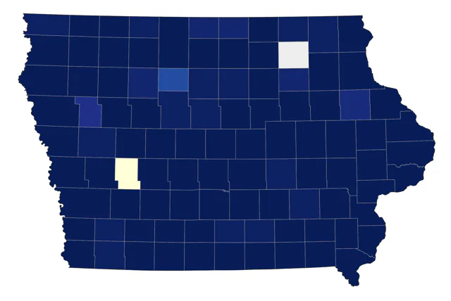 Purple Martin county map