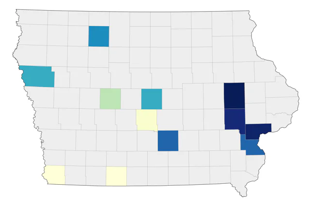 Ruff county map