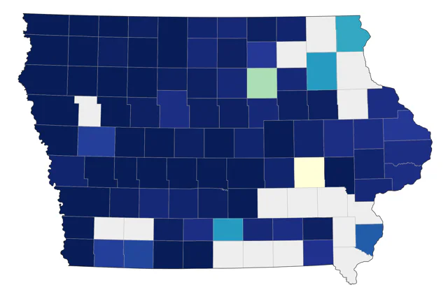 Swainson's Hawk county map