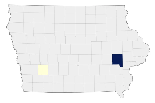 Thick-billed Murre county map