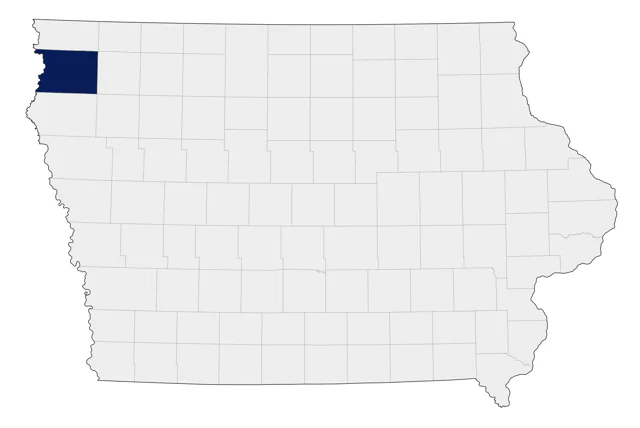 Violet-green Swallow county map