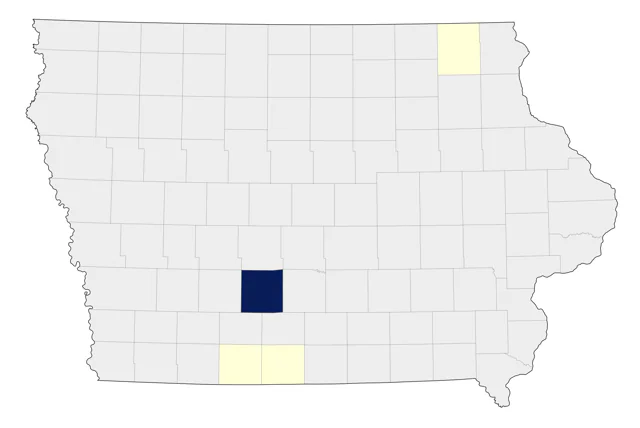 White-tailed Kite county map