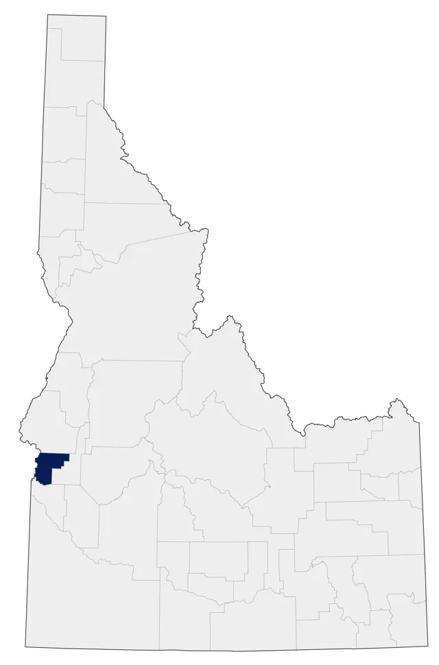 American Oystercatcher county map