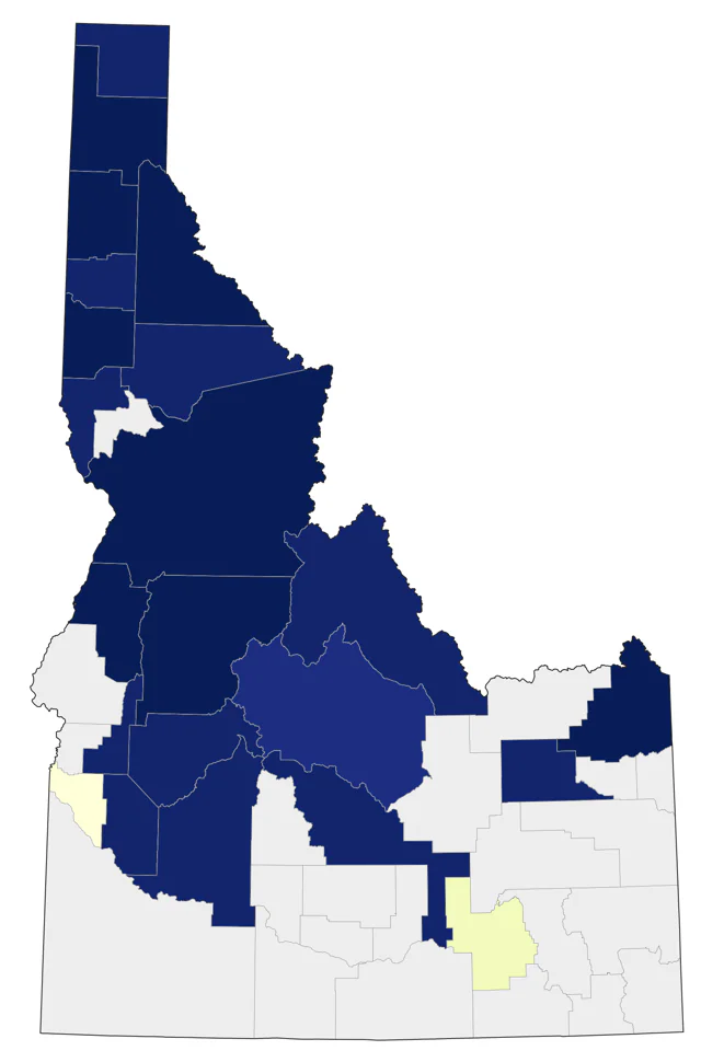 Barred Owl county map