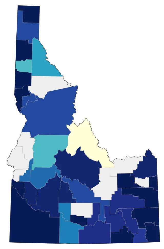Black Tern county map
