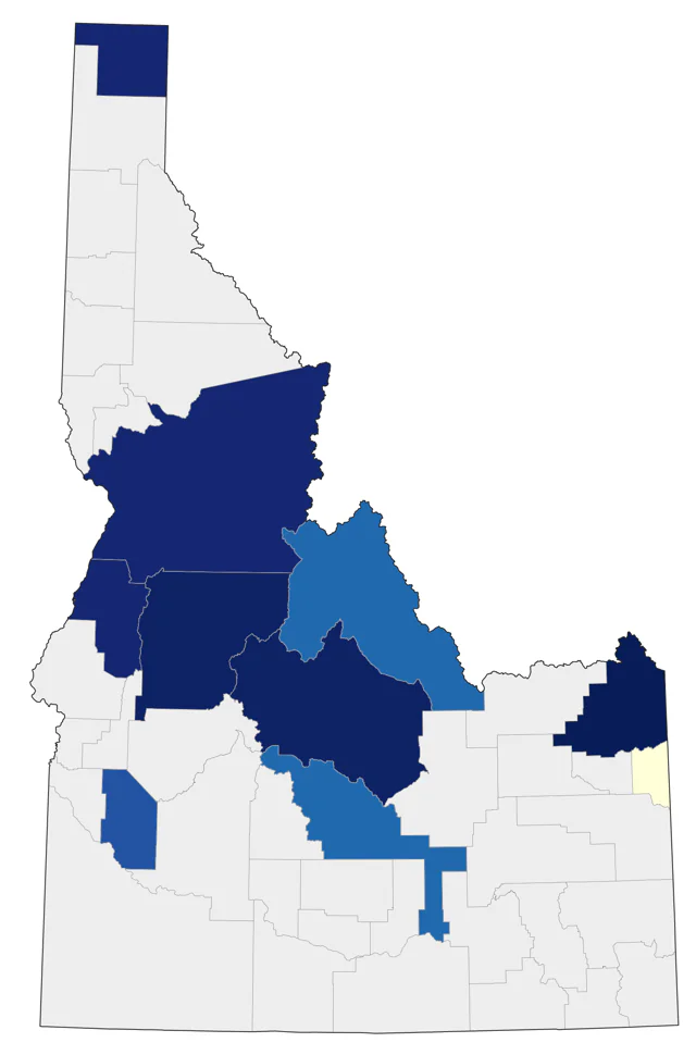 Boreal Owl county map
