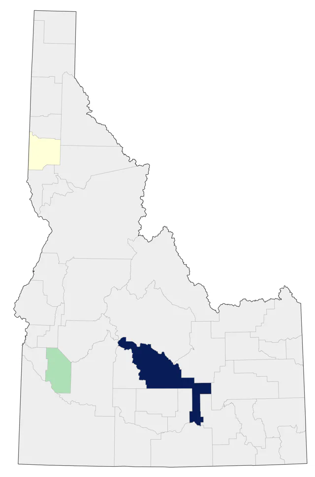 Brambling county map