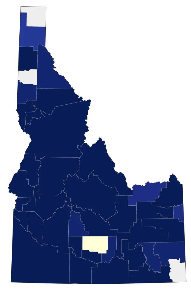 Canyon Wren county map