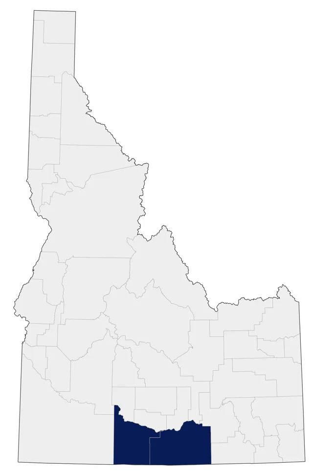 Cassia Crossbill county map