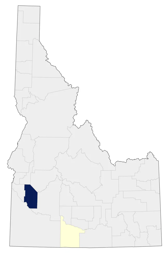 Curve-billed Thrasher county map