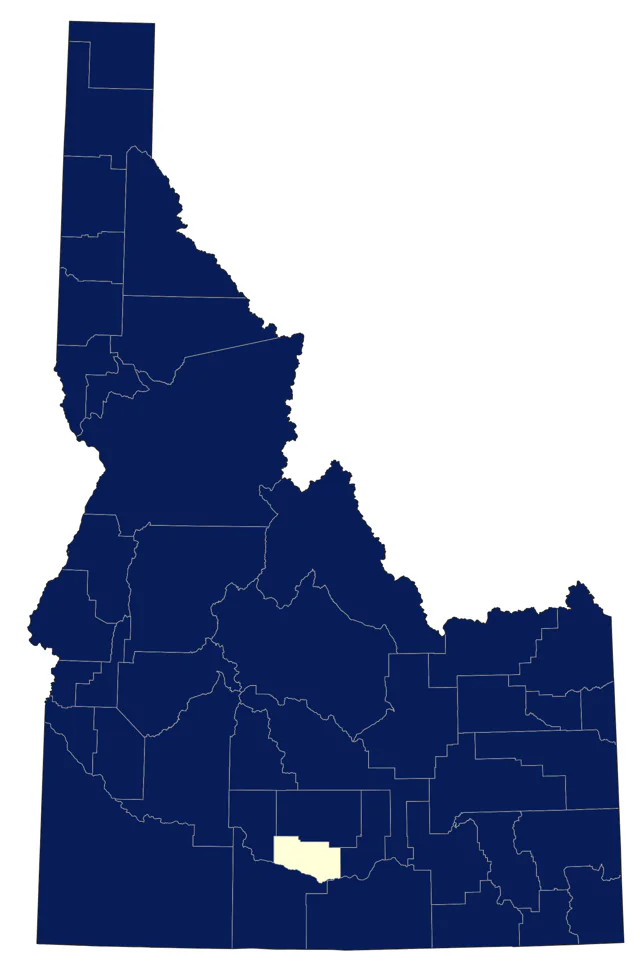 Dark-eyed Junco county map