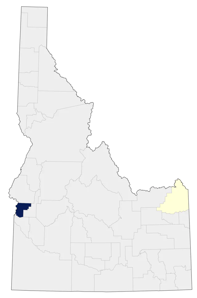 Dickcissel county map