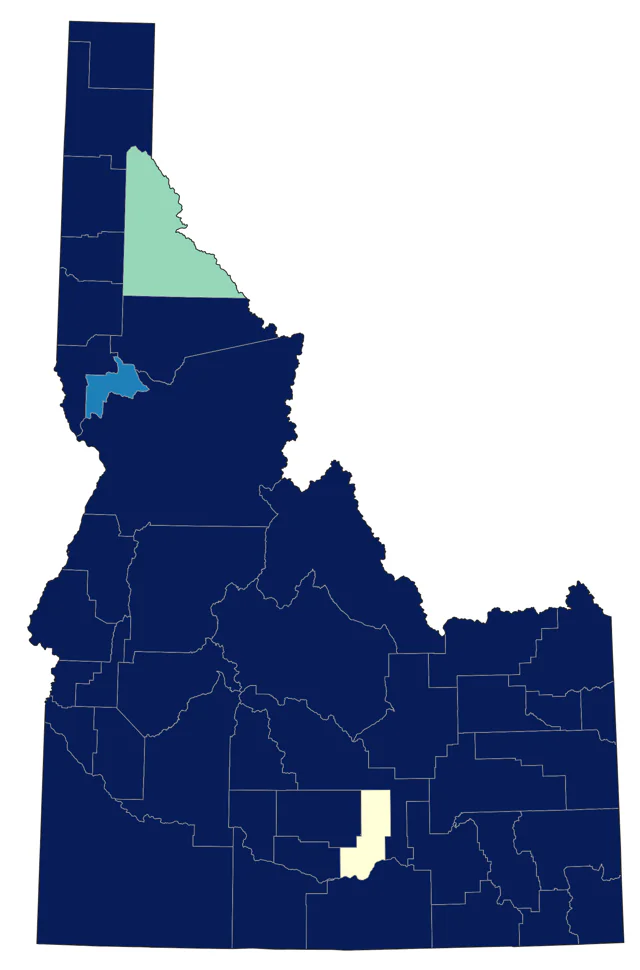 Golden Eagle county map