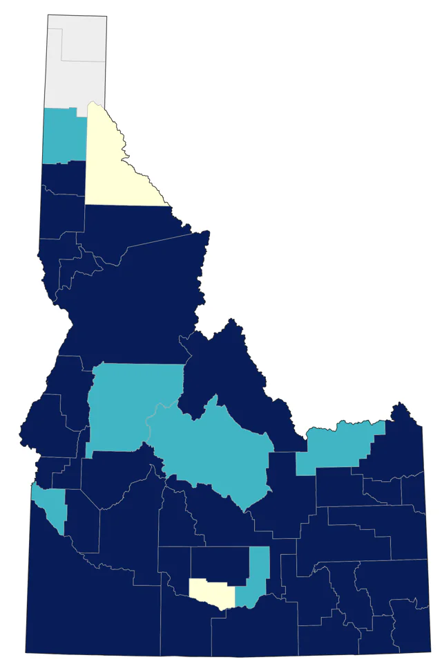 Gray Partridge county map