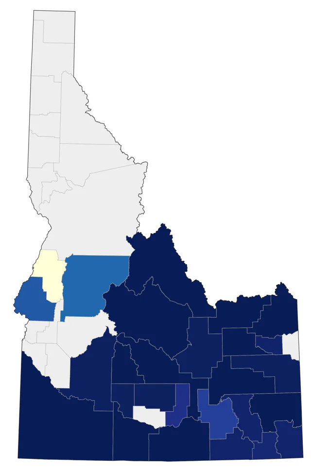 Greater Sage-Grouse county map