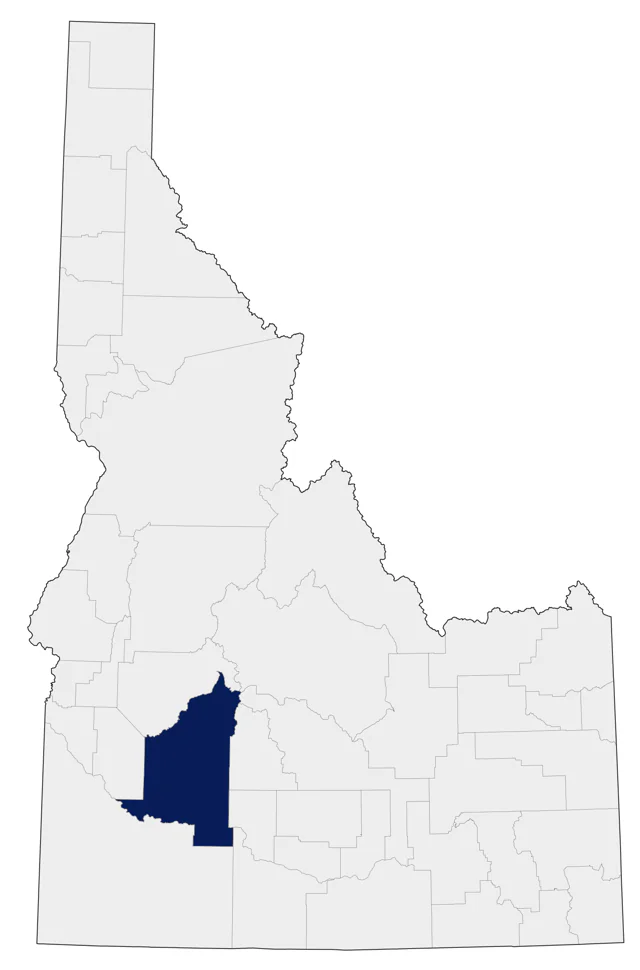 LeConte's Sparrow county map