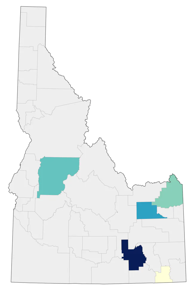 Little Gull county map