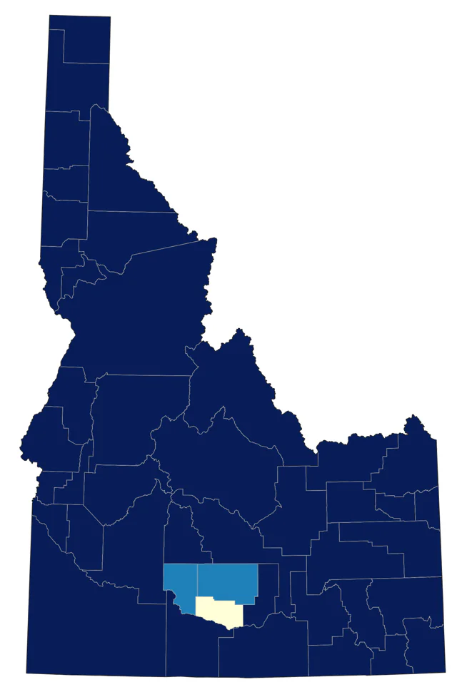Northern House Wren county map