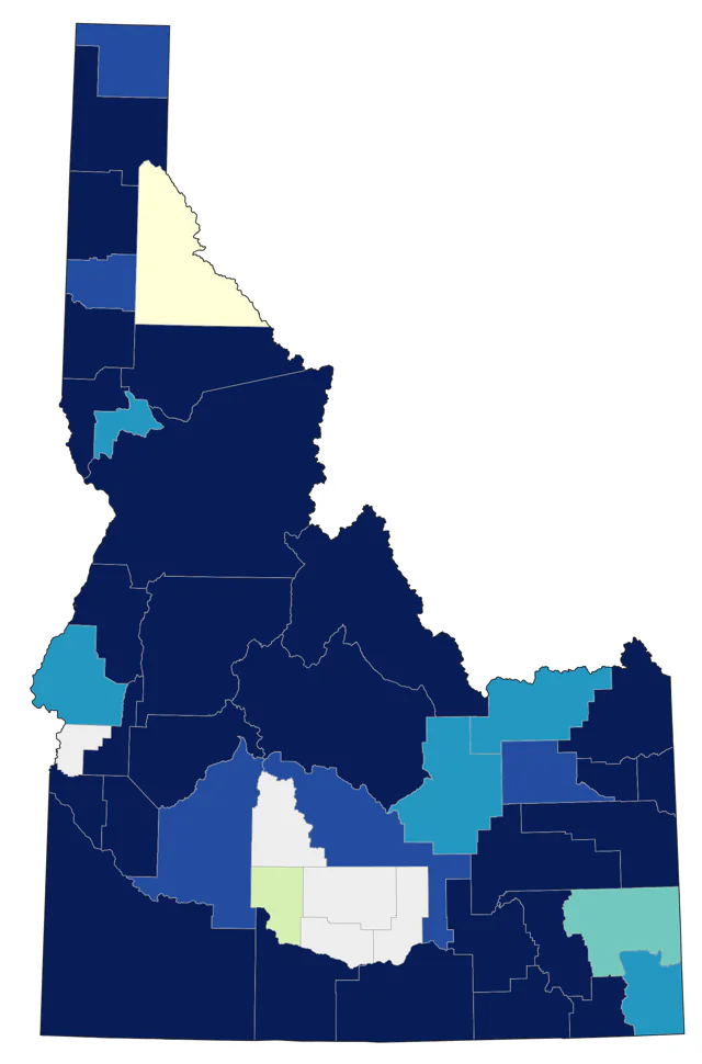 Northern Saw-whet Owl county map