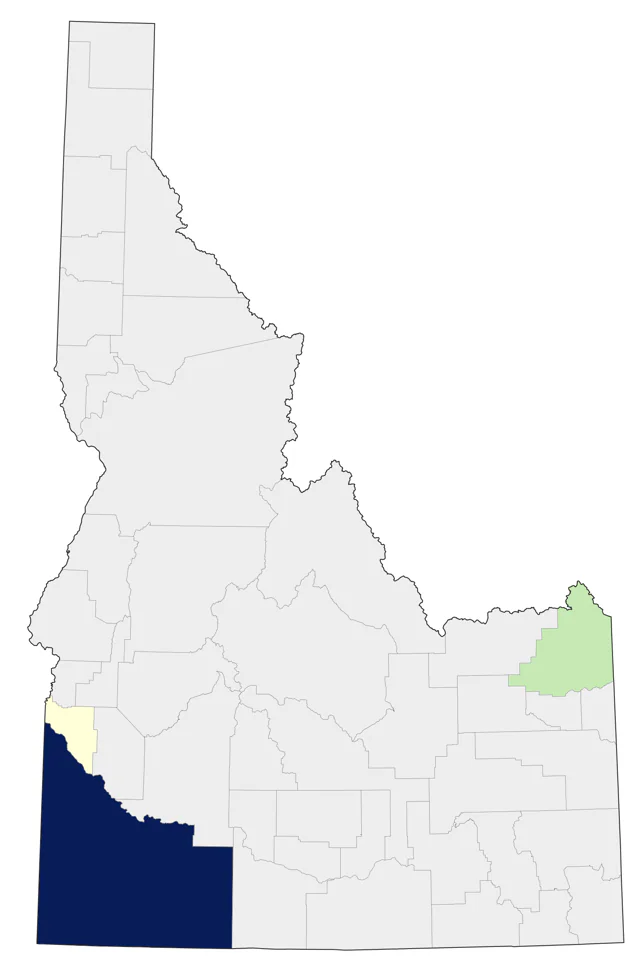 Pomarine Jaeger county map