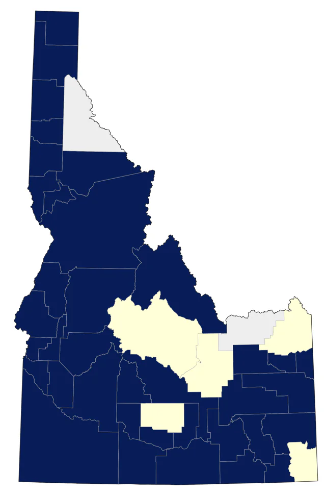 Ring-necked Pheasant county map