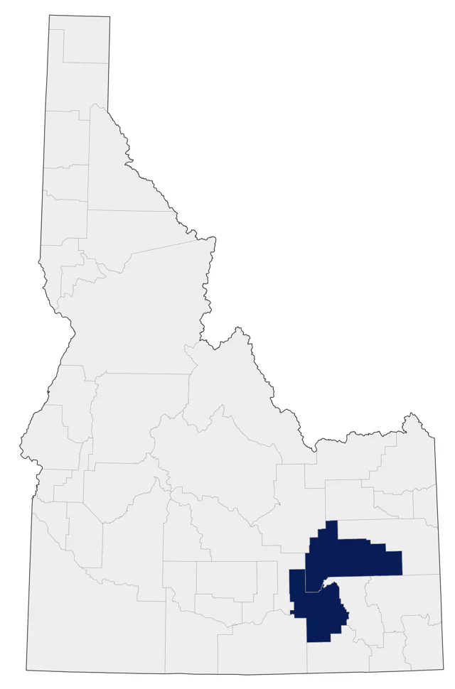 Ross's Gull county map
