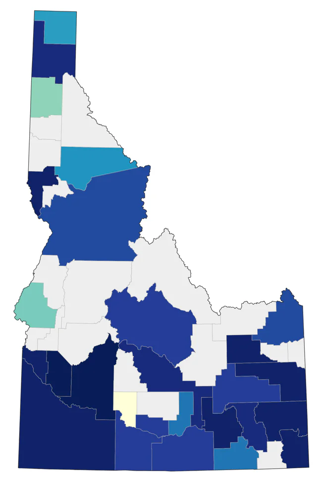 Sanderling county map