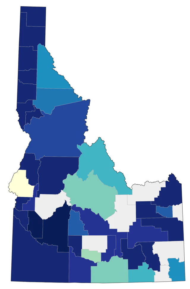 Semipalmated Sandpiper county map