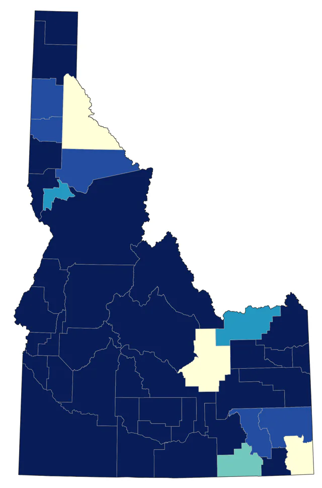 Snow Goose county map