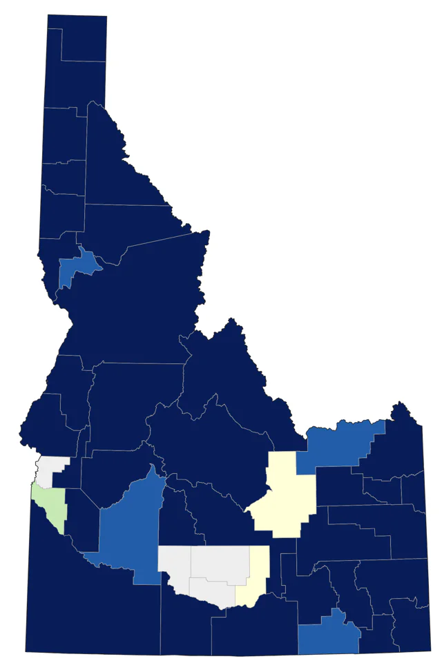 Swainson's Thrush county map