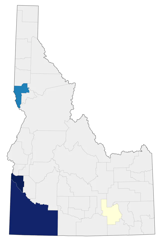 Western Gull county map