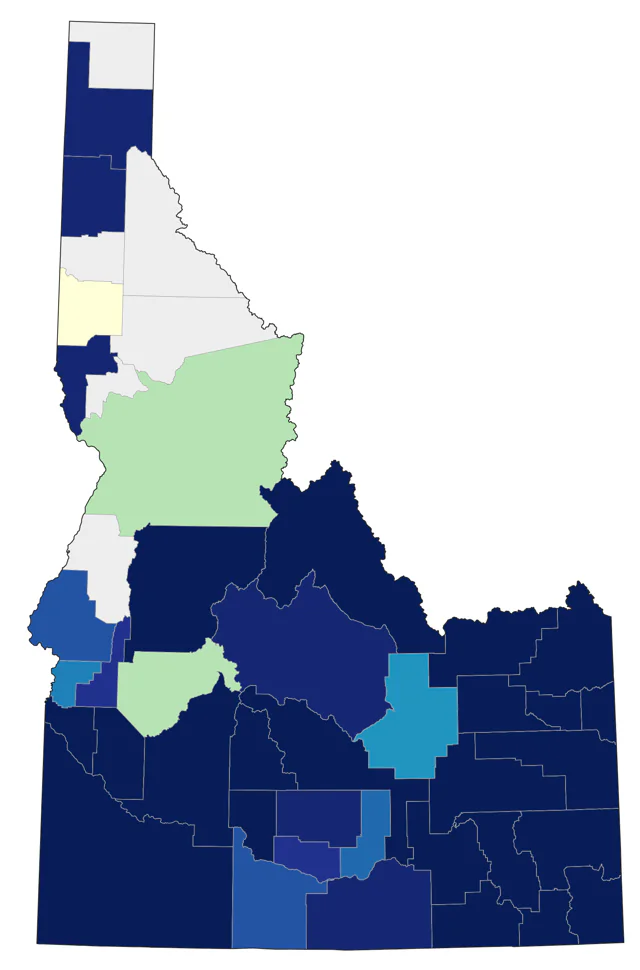 Willet county map
