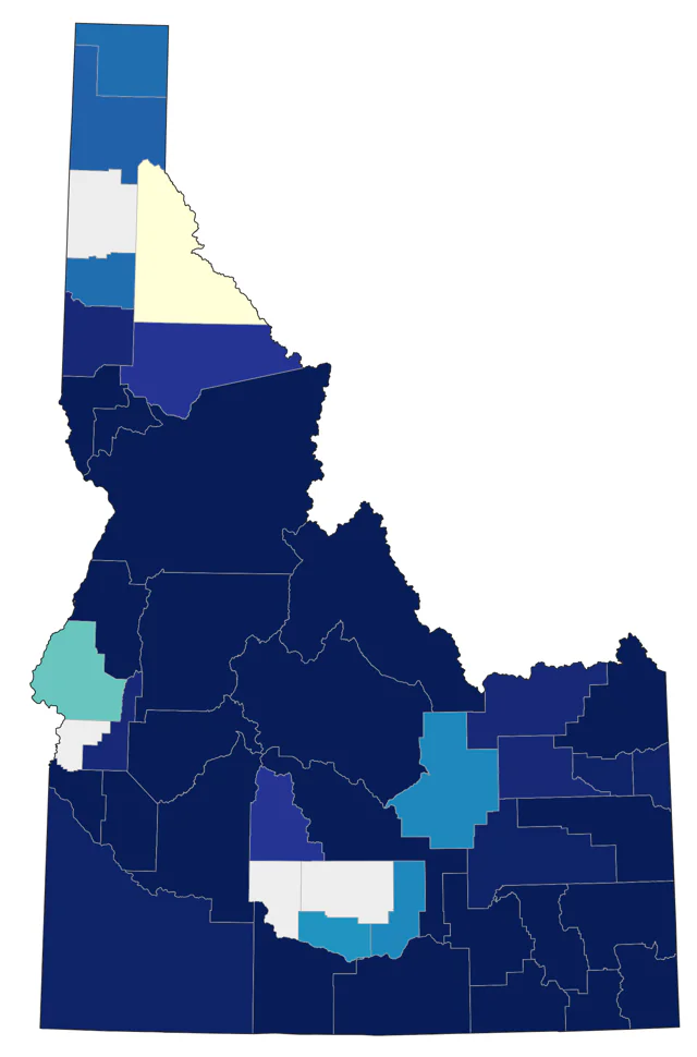 Williamson's Sapsucker county map