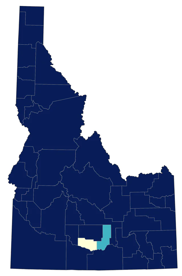 Wilson's Snipe county map