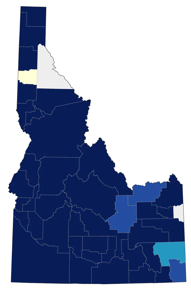 Yellow-breasted Chat county map