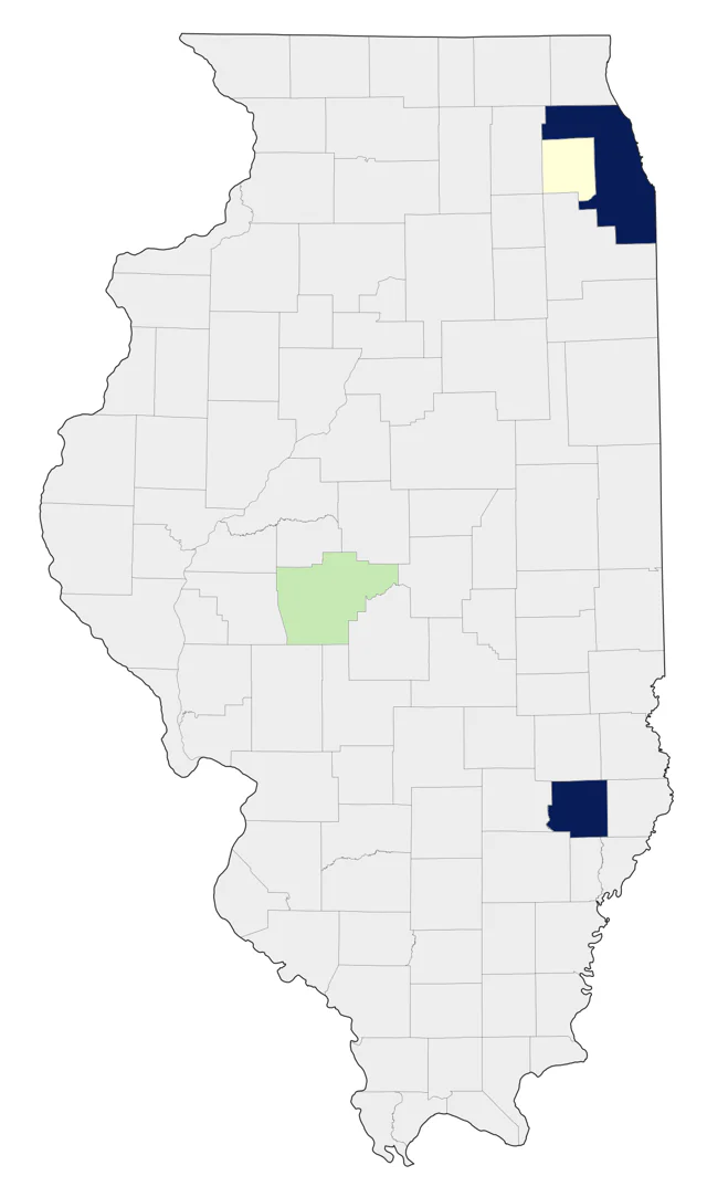 Ash-throated Flycatcher county map