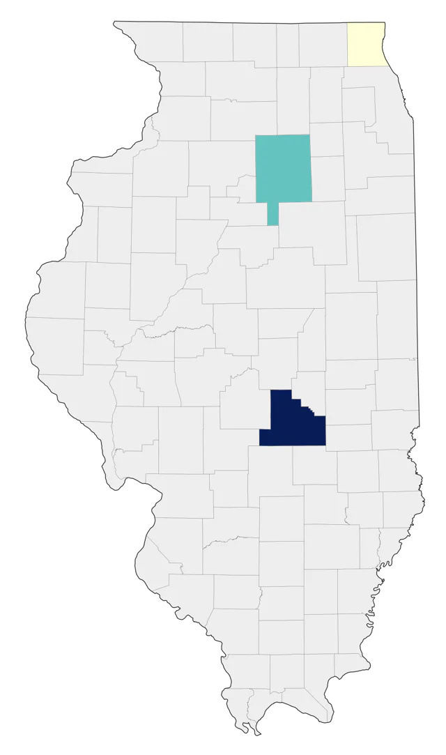 Bar-headed Goose county map