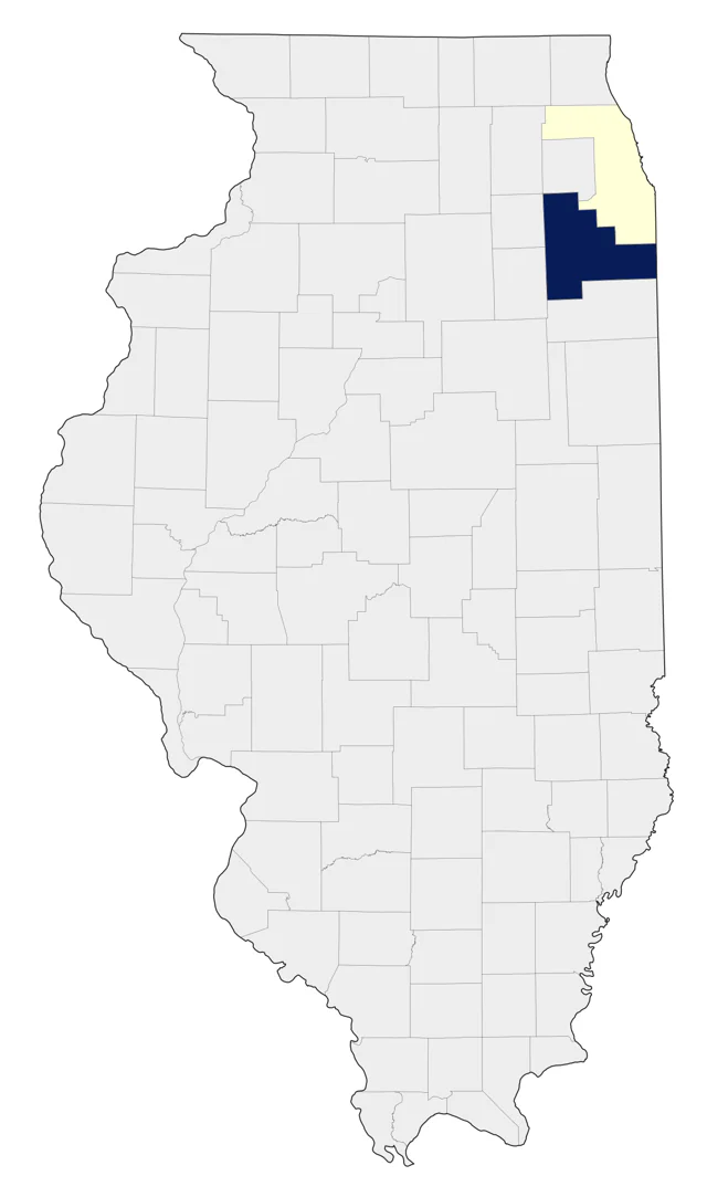 Black-backed Woodpecker county map
