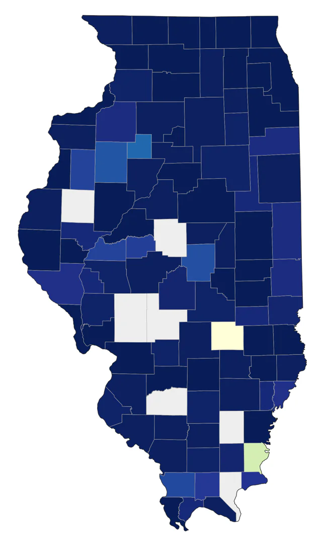 Black Tern county map