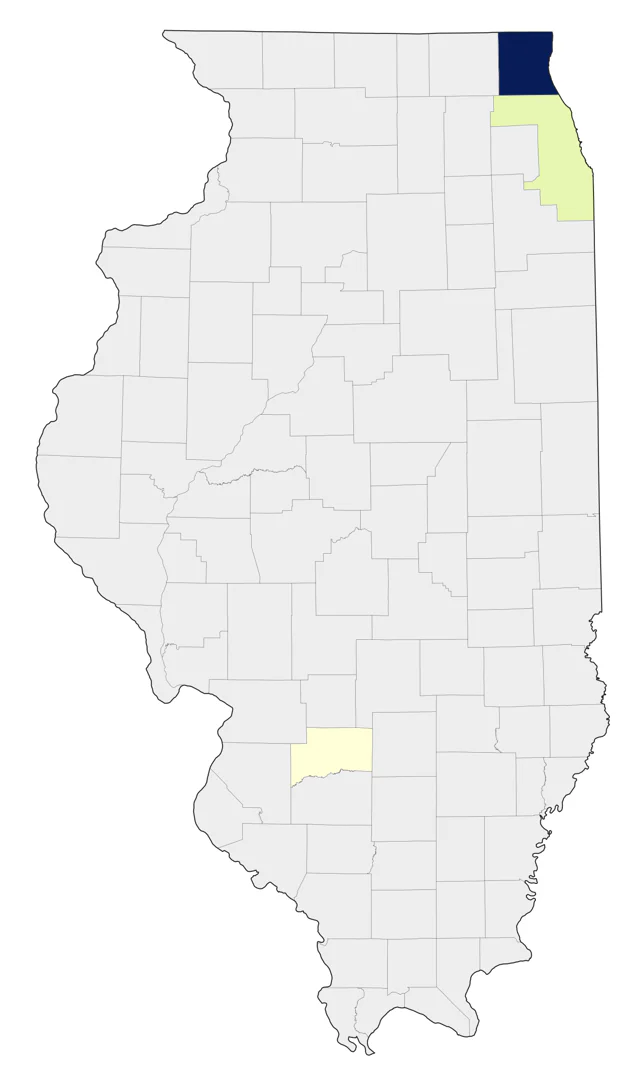 Cave Swallow county map