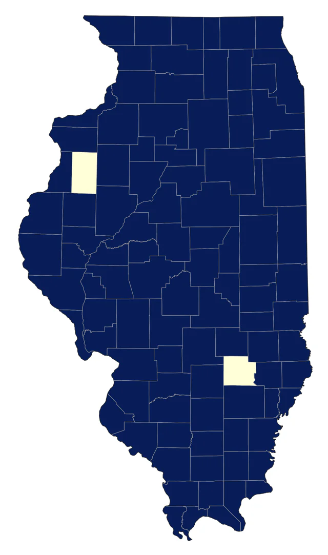 Cliff Swallow county map