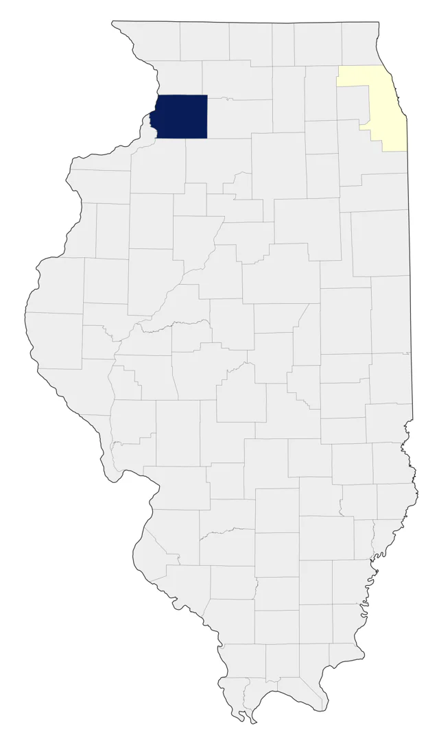 Common Eider county map