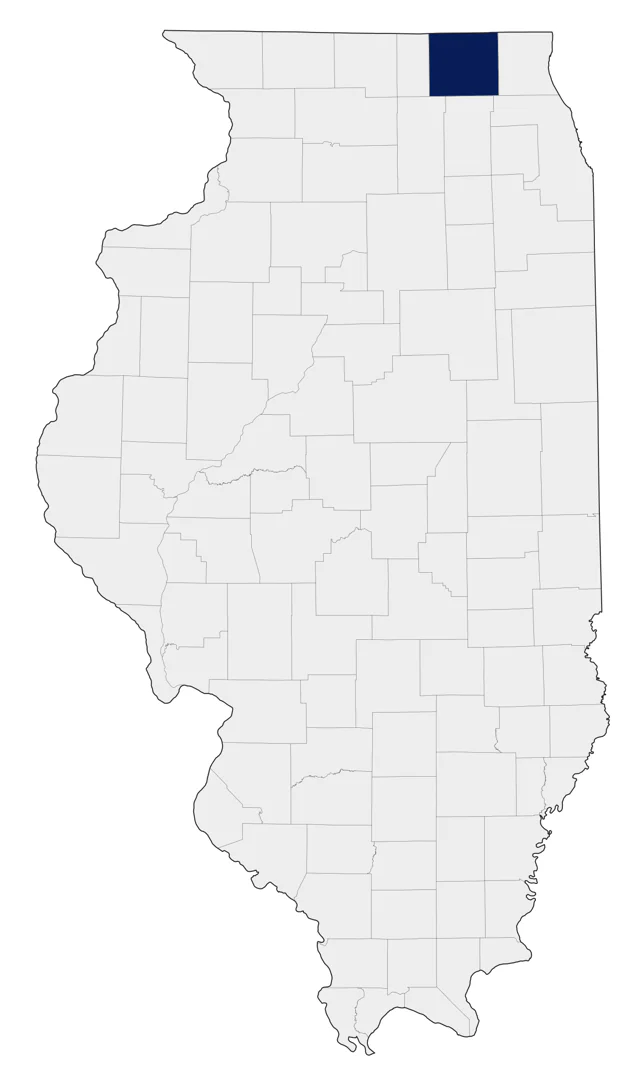 Common Quail county map