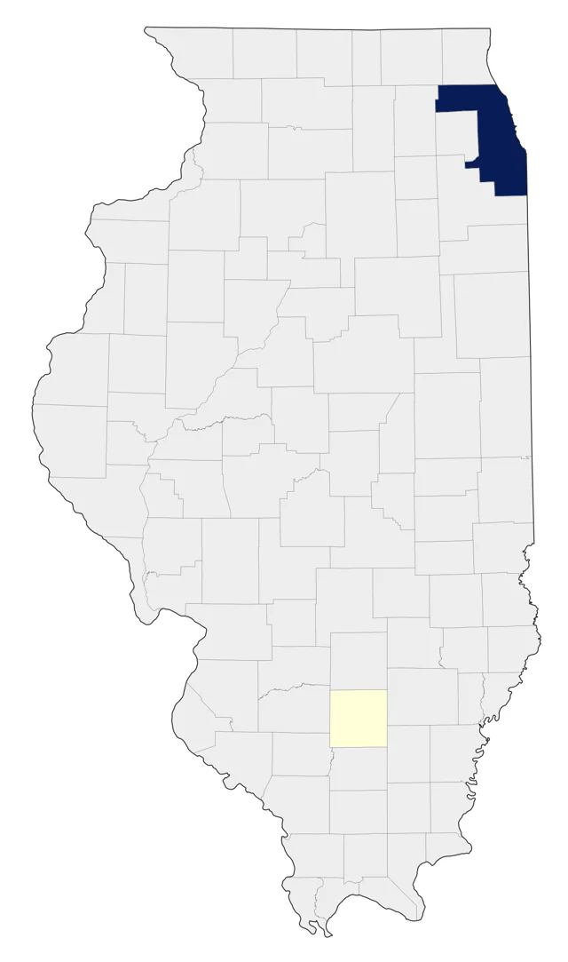 Curve-billed Thrasher county map
