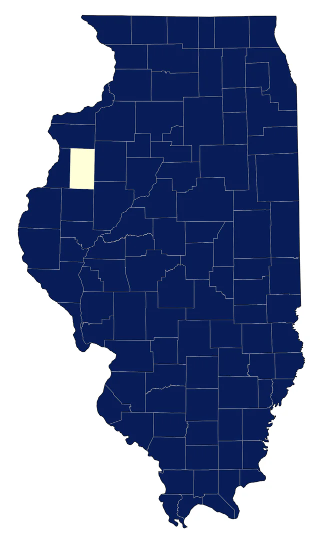 Dickcissel county map