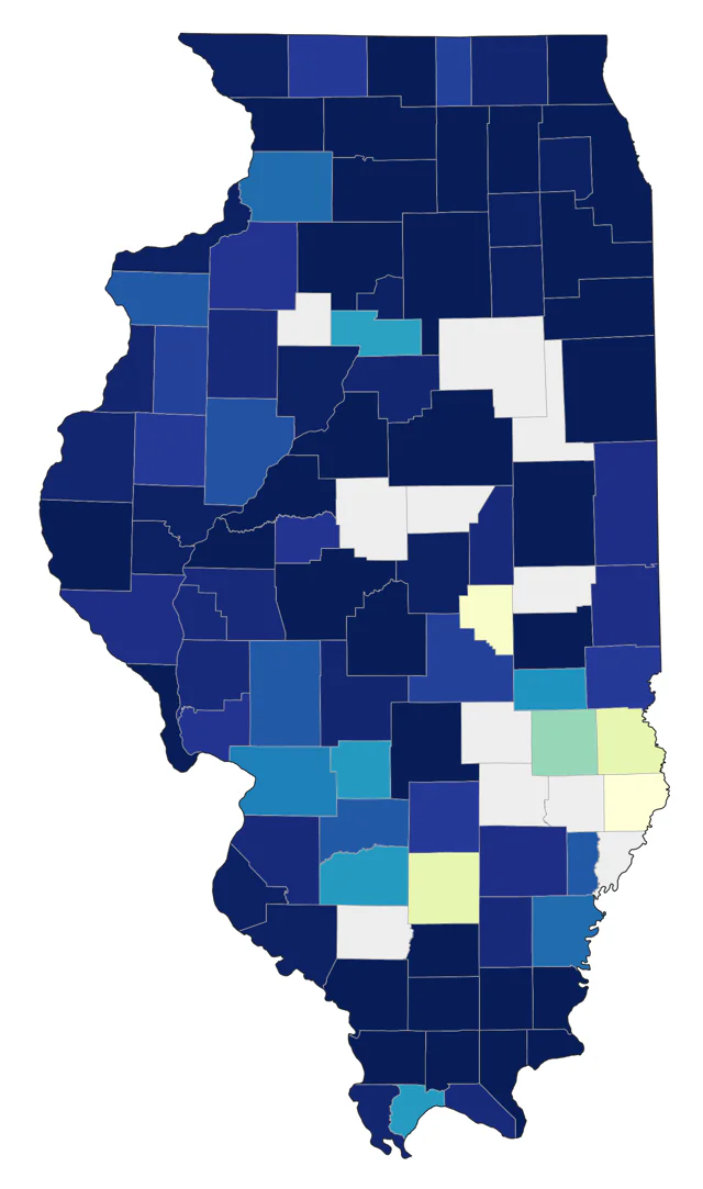 Eastern Whip-poor-will county map